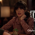 Jess’s red check shirt on New Girl