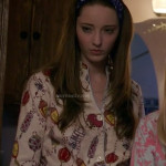 Melanie’s Chinese lantern print pajamas on Bunheads