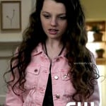 Dorrit’s pink denim jacket on The Carrie Diaries