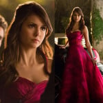 Elena’s pink prom dress on The Vampire Diaries