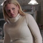 Emma’s white ribbed turtleneck sweater on Once Upon a Time