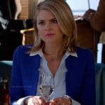 Jane’s cobalt blue jacket on Happy Endings