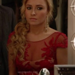 Juliette’s sheer red dress on Nashville