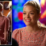 Lemon’s pink printed collared dress on Hart of Dixie