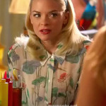 Lemon’s poppy flower print blouse on Hart of Dixie