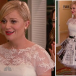 Leslie Knope’s wedding dress on Parks and Recreation