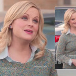 Leslie’s green marle sweater on Parks & Rec