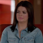 Penny’s chambray/denim shirt on Happy Endings