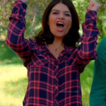 Penny’s pink and blue plaid shirt on Happy Endings