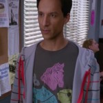 Abed’s pirate animals tshirt on Community