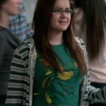 Alex’s green bird tee on Modern Family