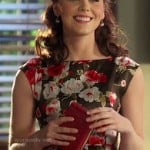 AnnaBeth’s black and red floral dress on Hart of Dixie