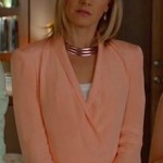 Jane’s peach jacket on Happy Endings