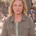 Leslie’s army green cargo jacket on Parks and Recreation