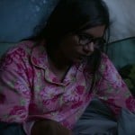 Mindy’s pink floral pajamas on The Mindy Project