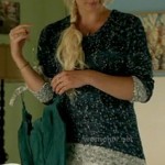 Scarlett’s blue speckled sweater on Nashville