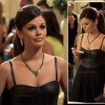 Zoe’s black leather bustier gown on Hart of Dixie