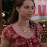 Bay’s tie dye henley tee on Switched at Birth