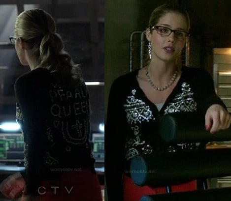 Felicity's black sequin 