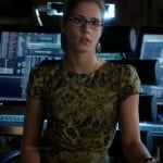 Felicity’s yellow lace dress on Arrow