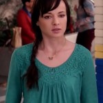 Jenna’s green lace top on Awkward