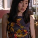 Karen’s black floral pencil dress on Mistresses