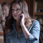 Laurel’s denim/chambray shirt on Arrow