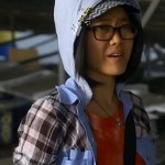 Ming’s chambray/plaid shirt on Awkward