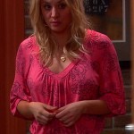 WornOnTV: Lucy’s pink embroidered cardigan on The Big Bang Theory ...