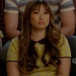 Tina’s yellow dress with black peter pan collar on Glee