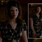 Willa’s black floral dress on True Blood