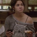 Callie’s grey owl sweatshirt on The Fosters