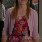 Daphne’s floral keyhole cutout top on Switched at Birth