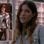 Debra’s lightwash denim jacket on Dexter