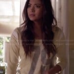 Emily’s yellow “79” tee on Pretty Little Liars