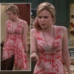 Lennox’s paisley printed dress on Melissa and Joey