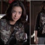 Emily’s army camo vest on Pretty Little Liars