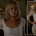 Sookie’s white lace dress on True Blood