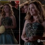 Jo’s strapless formal gown on Twisted