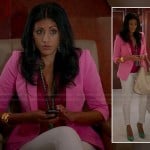 Divya’s pink blazer on Royal Pains