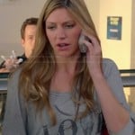 Josslyn’s “LOVE” tee with skull on Mistresses