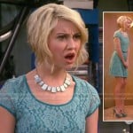 Rileys blue lace dress on Baby Daddy