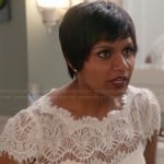 Mindy’s “almost” wedding dress on The Mindy Project