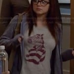 Alex’s zebra tee on Modern Family