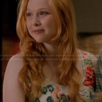 Alexis’s floral print tank top on Castle