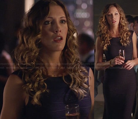 Laurel's black bandage dress on Arrow