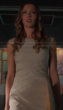 Laurel's light grey dress on Arrow