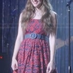 Layla’s red lace dress on Nashville