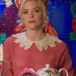 Lemon’s pink blouse with white crochet collar on Hart of Dixie