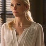 Lemon’s white pleated blouse on Hart of Dixie